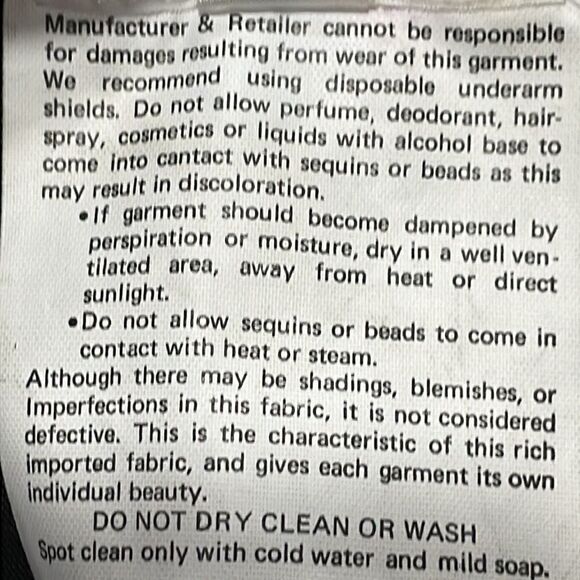 NWOT Alyce Designs Vintage Sequin Prom Party Beaded Dress.  Size 8 M medium - Picture 13 of 14